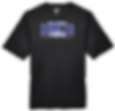 K-M Football Black Poly T-Shirt