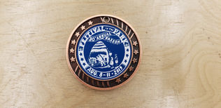 Engraved Festival medallion