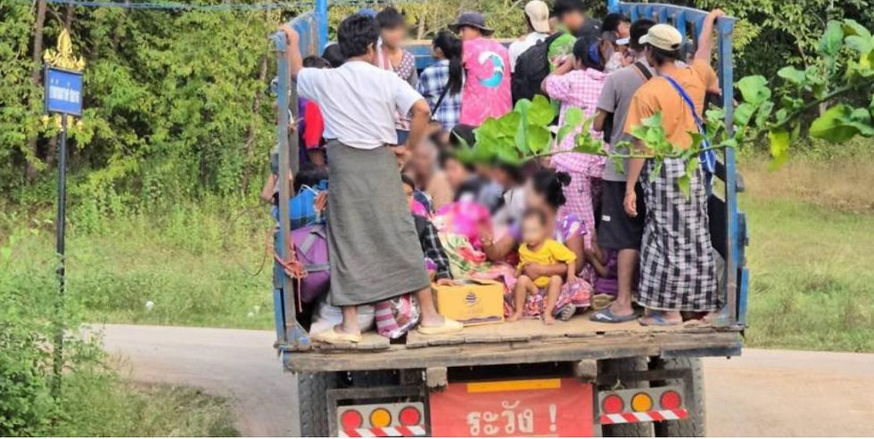 Minletpan clashes force locals to flee into Thailand, hundreds still trapped in Myanmar