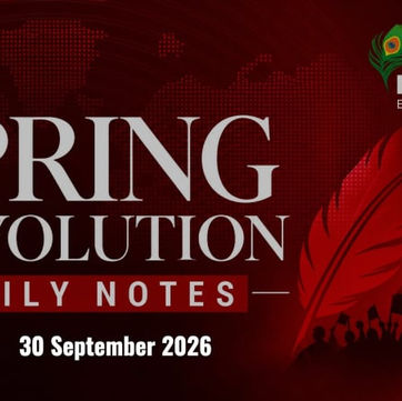 Spring Revolution – Mizzima Daily Notes