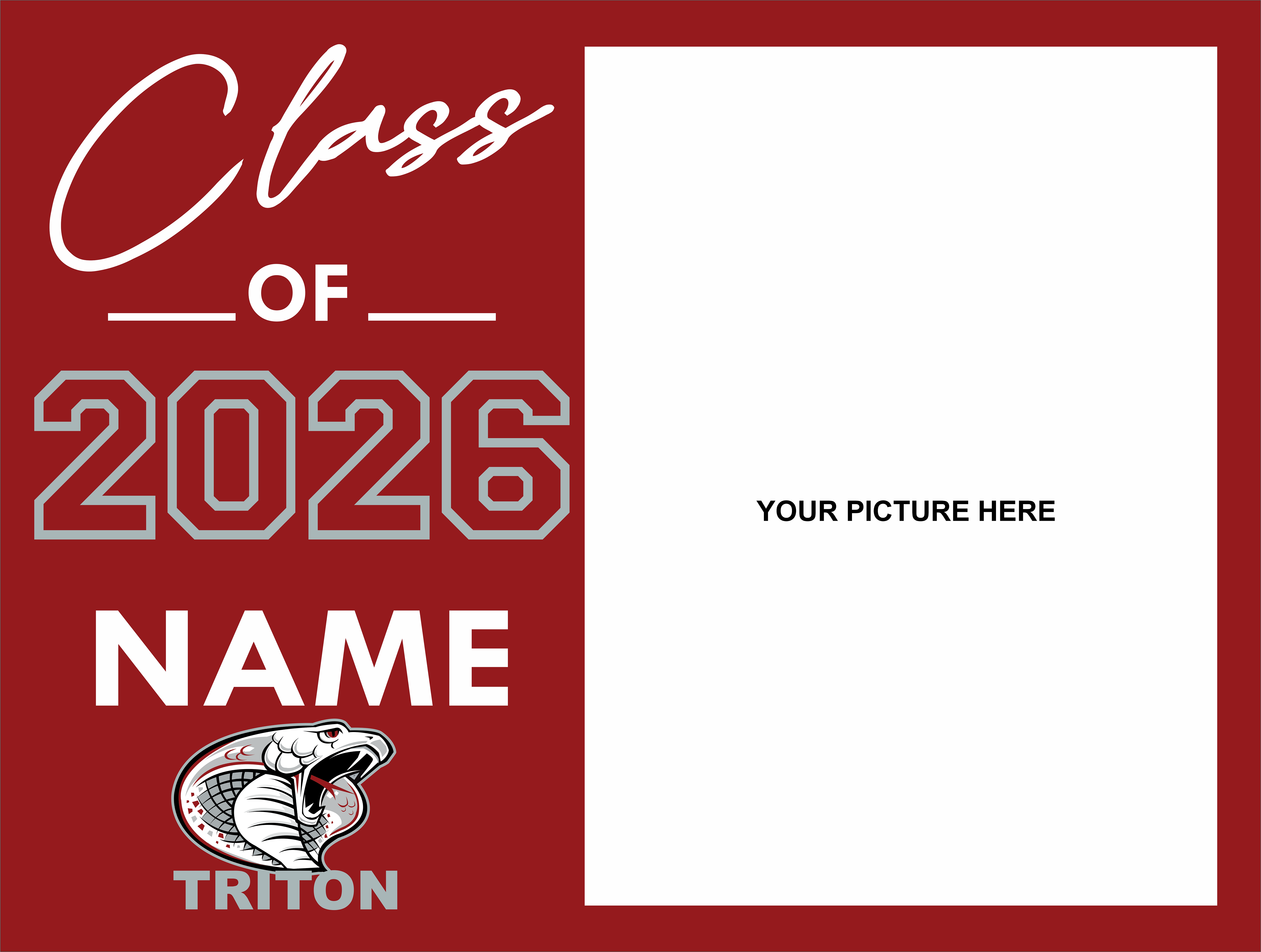 Graduation Yard Sign B