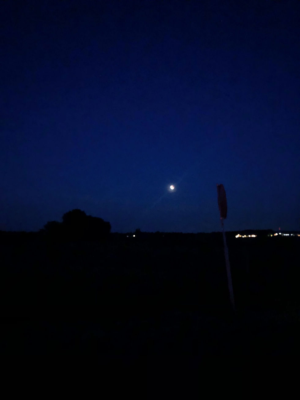 Heb je de maansverduistering zondag gezien?