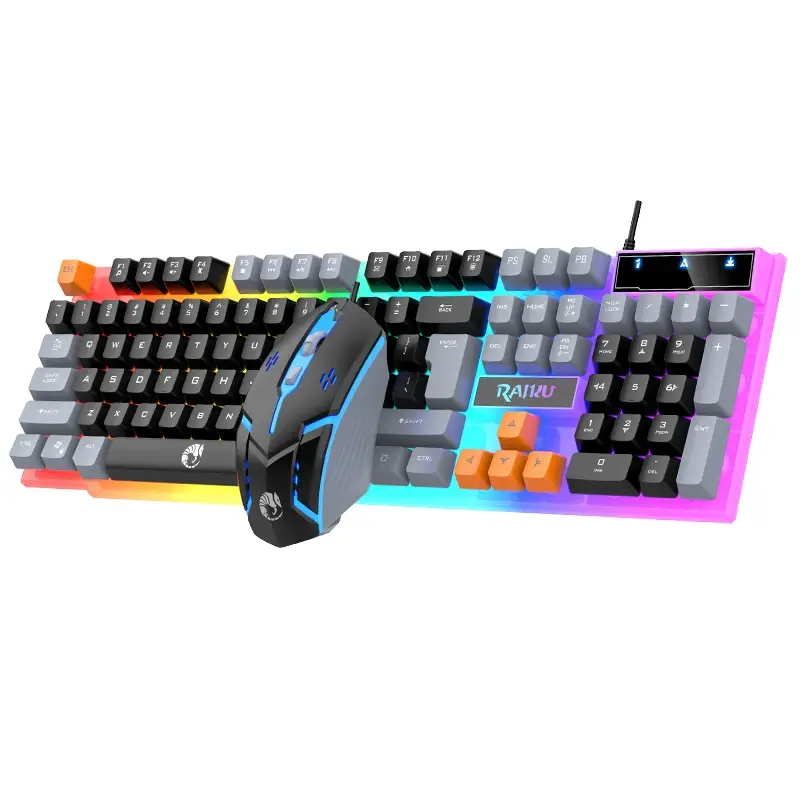Thumbnail: RAIKU T26 RGB Wired Gaming Keyboard & Mouse Combo Set