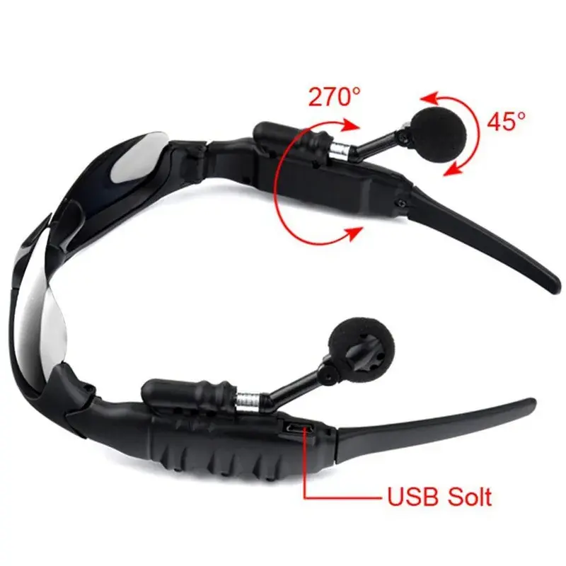 Thumbnail: BT 5.0 Smart Polarized Sunglasses with Wireless Bluetooth Headphones