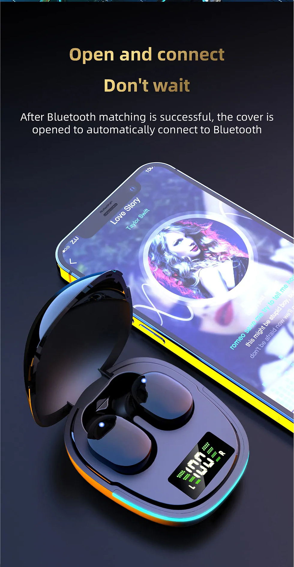 Thumbnail: G9S TWS ANC Earbuds High Bass Gaming Earphones With Mic