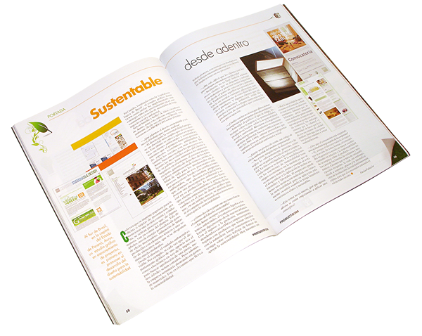 Revista aberta mostrando a entrevista com o Nelson Smythe