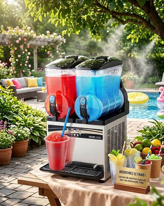 Machine à granité, smoothie, slush, cocktails, granitas à louer en Lorraine
