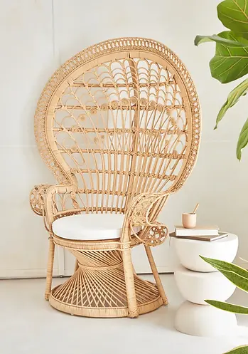 fauteuil rotin location