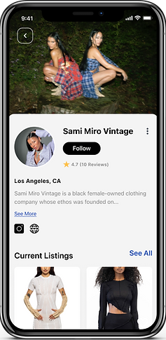 Seller Profile Screen