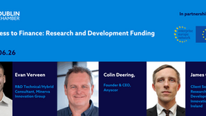 Chamber of Commerce R&D Funding Event Featuring Minerva Innovation Group's Evan Verveen