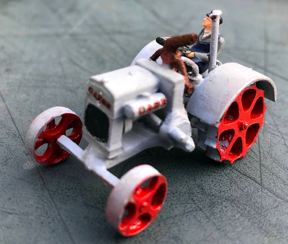 Thumbnail: 1922 Crossmount Case Tractor in OO-HO Scale