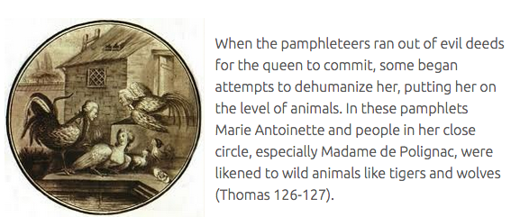 Text on her being an animal