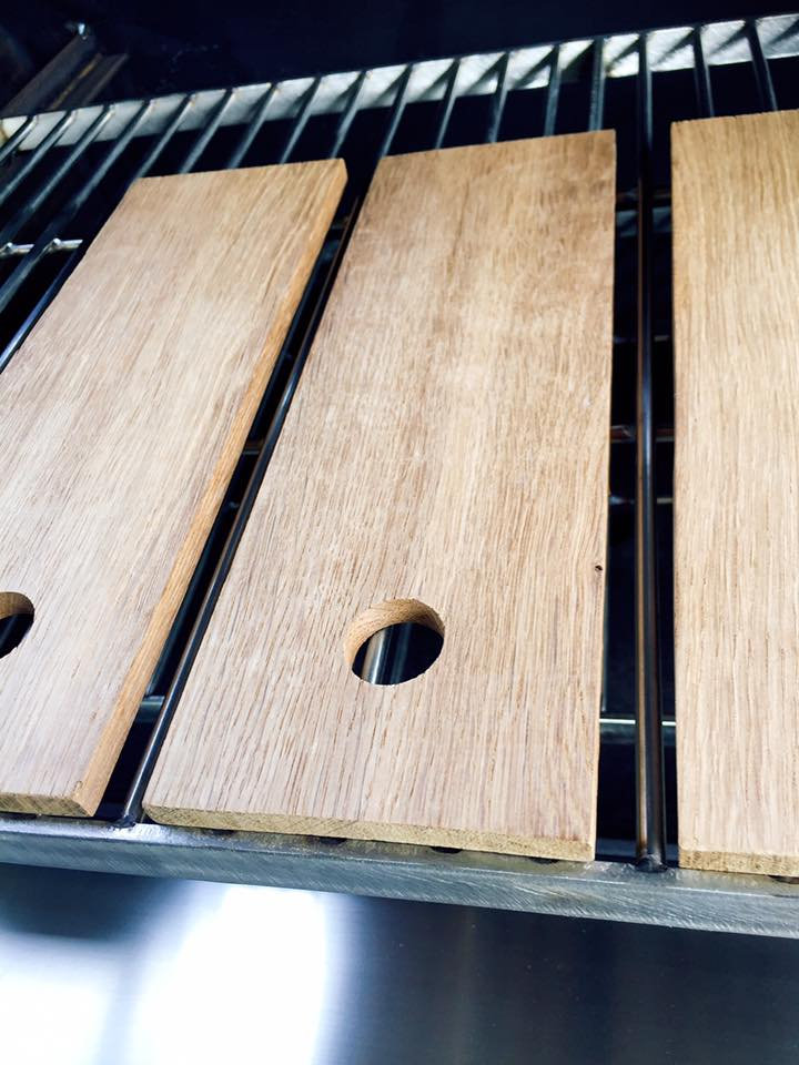 Oak Fish Grilling Planks x 4 Ironwood Smokers
