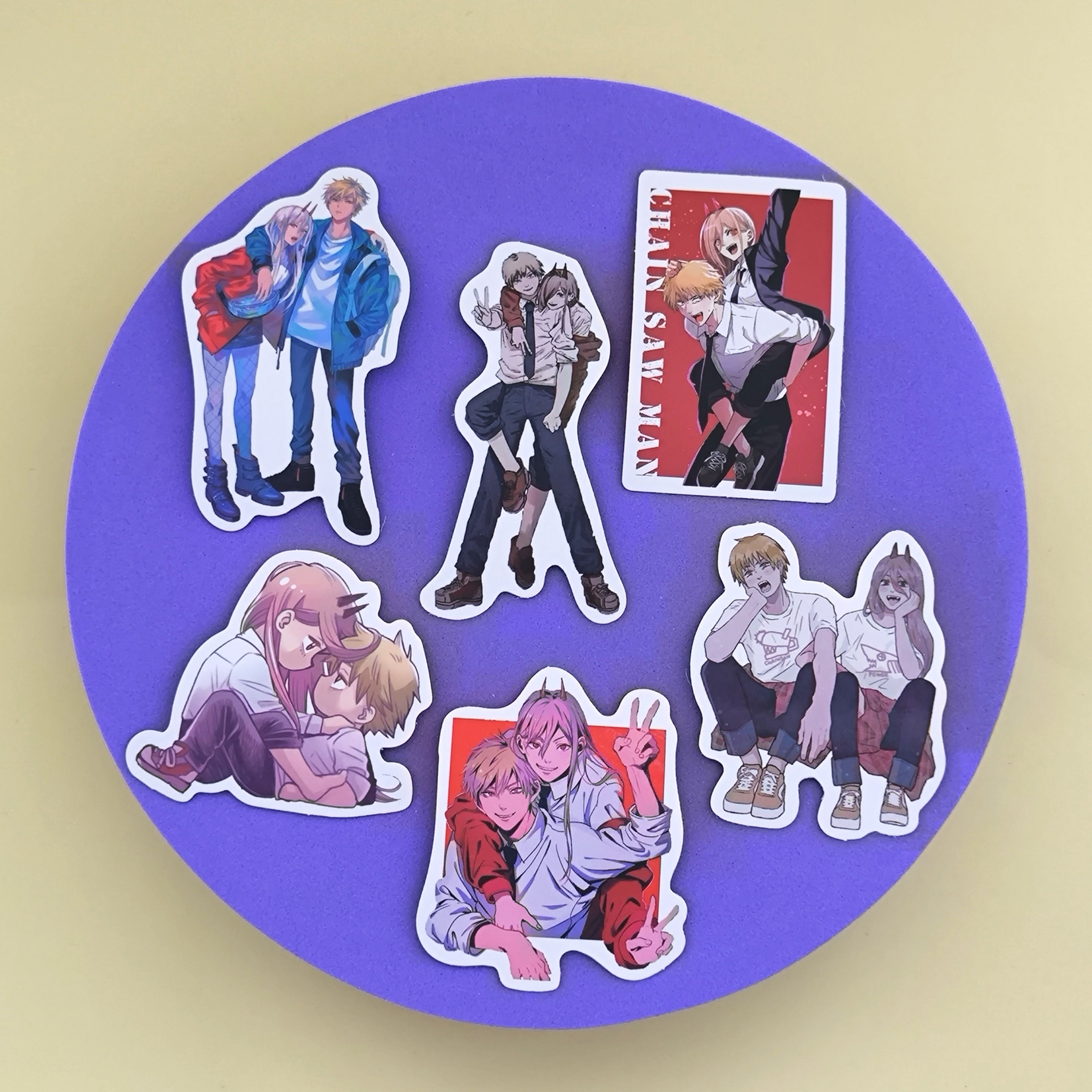 Stickers 6-pack - Denji And Power