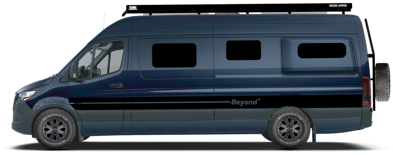 Cavansite Blue Metallic Mercedes Sprinter 4x4 AWD