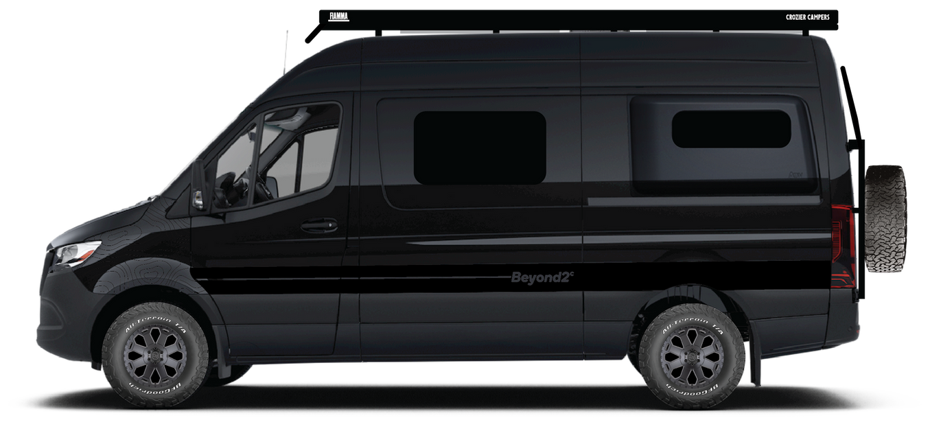 Obsidian Black Mercedes Sprinter Campervan 4x4 AWD