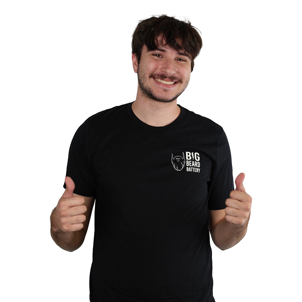 Thumbnail: Big Beard Battery T-Shirt (multiple designs)