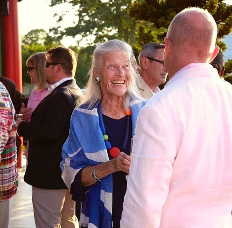 Candid profile photograph of abstract artist Ann Gralnek