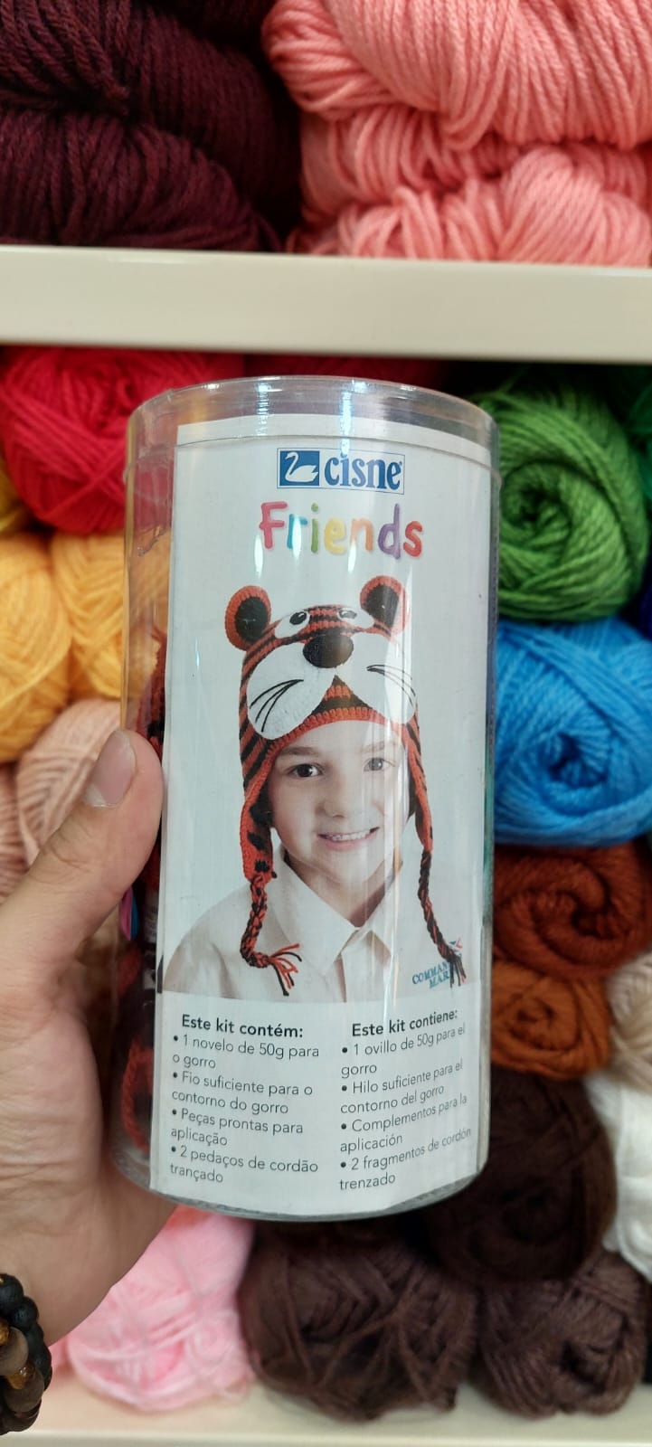 Miniatura: SET PARA TEJER GORRO "FRIENDS"