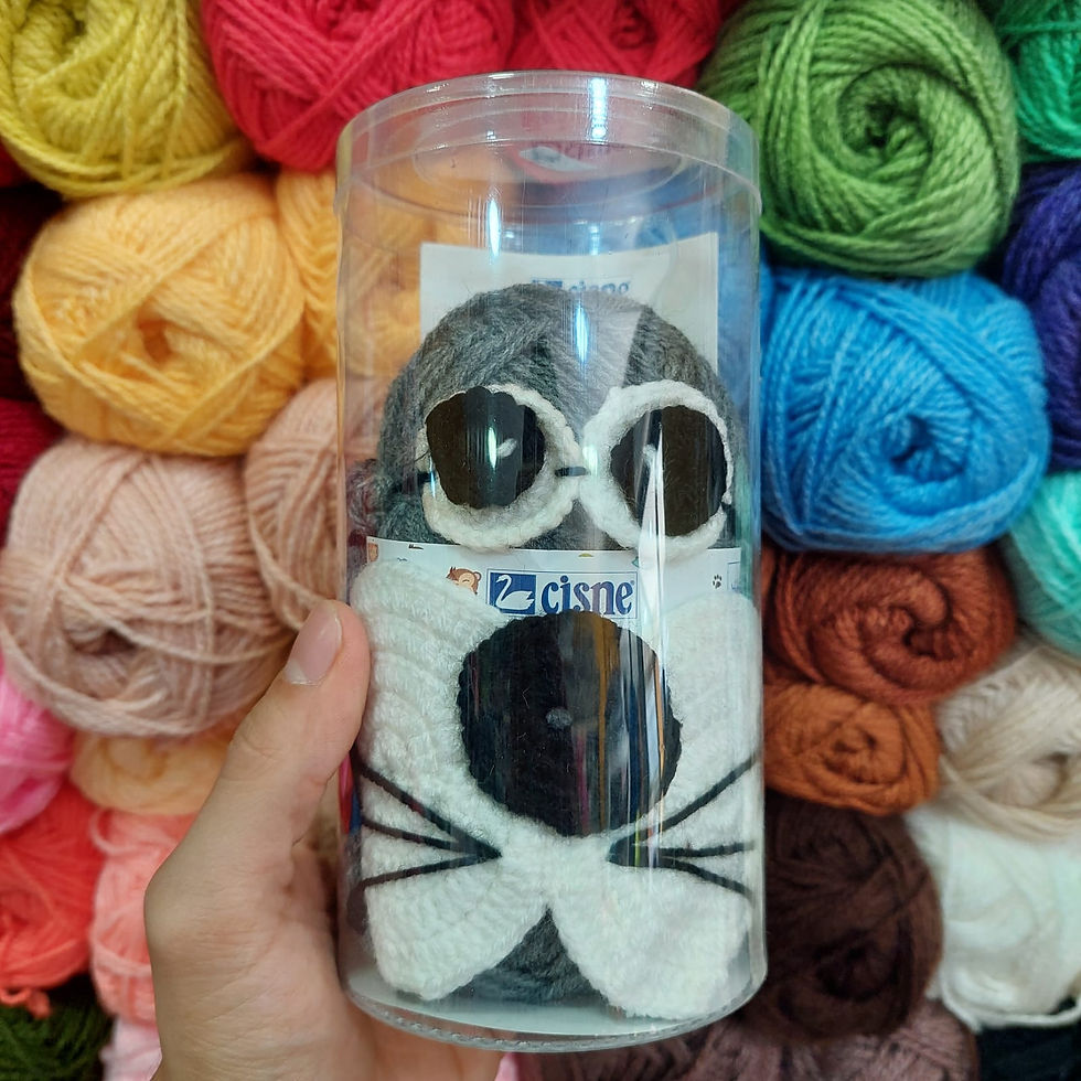 Miniatura: SET PARA TEJER GORRO "FRIENDS"