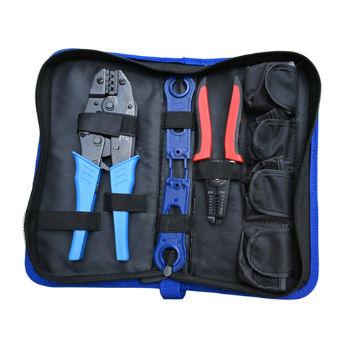 Solar Connector Crimping Tool Set with Wrench PV Solar Panel Crimper
