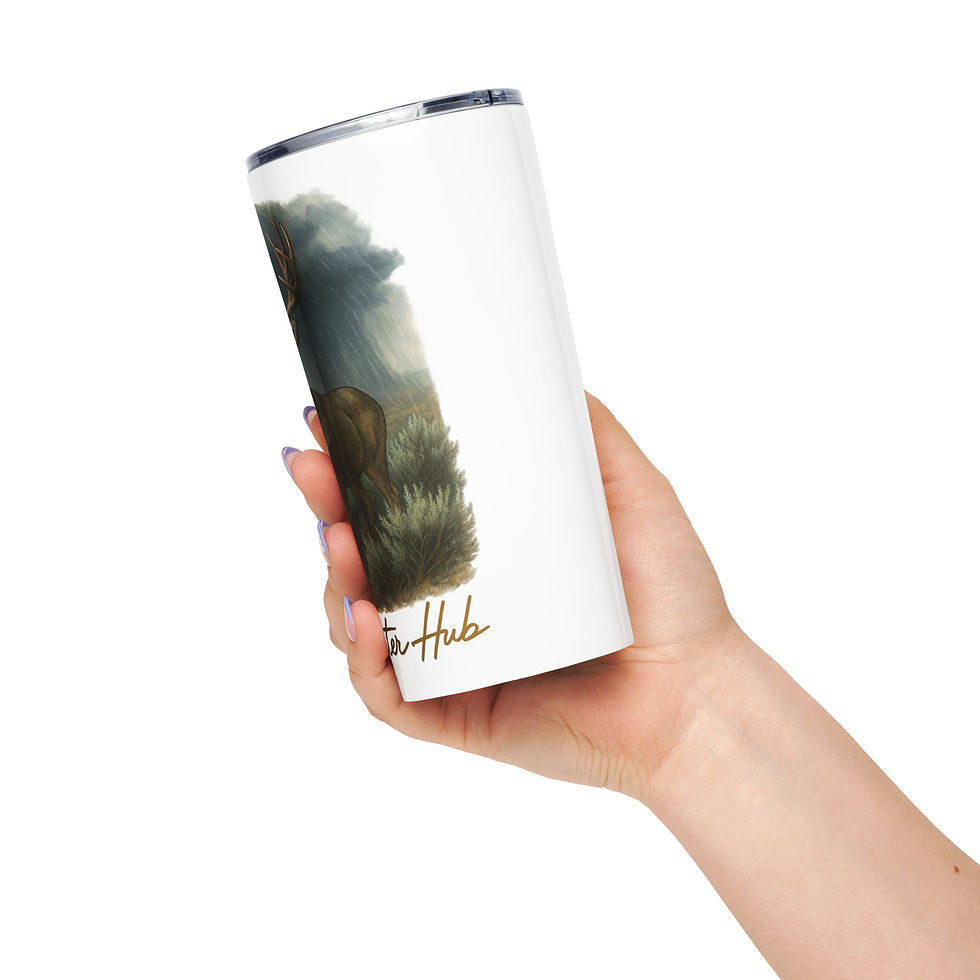 Thumbnail: Deer stainless steel tumbler