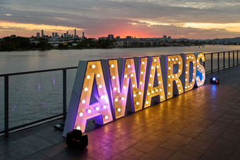 AWARDS 1.2m light up letters