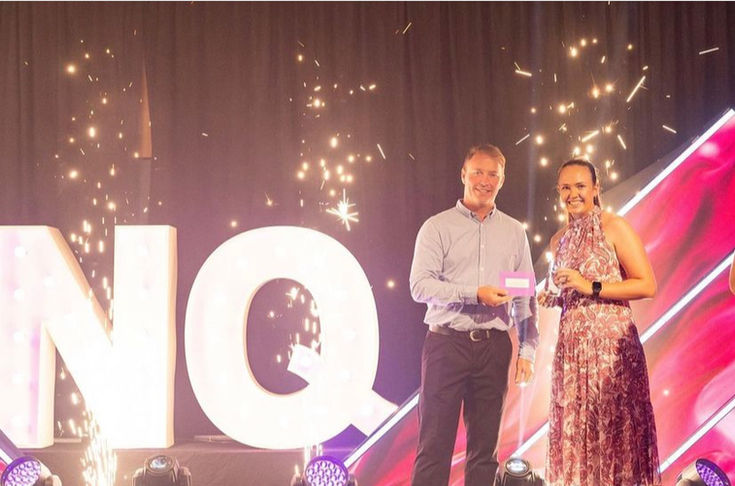 NQ Light up letters example for awards night