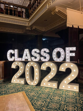 CLASS OF 2022 Light up letters
