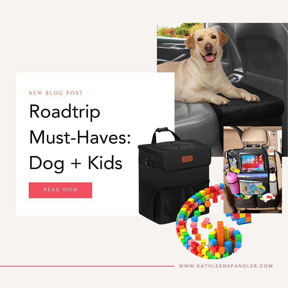 Traveling with kids and a dog
