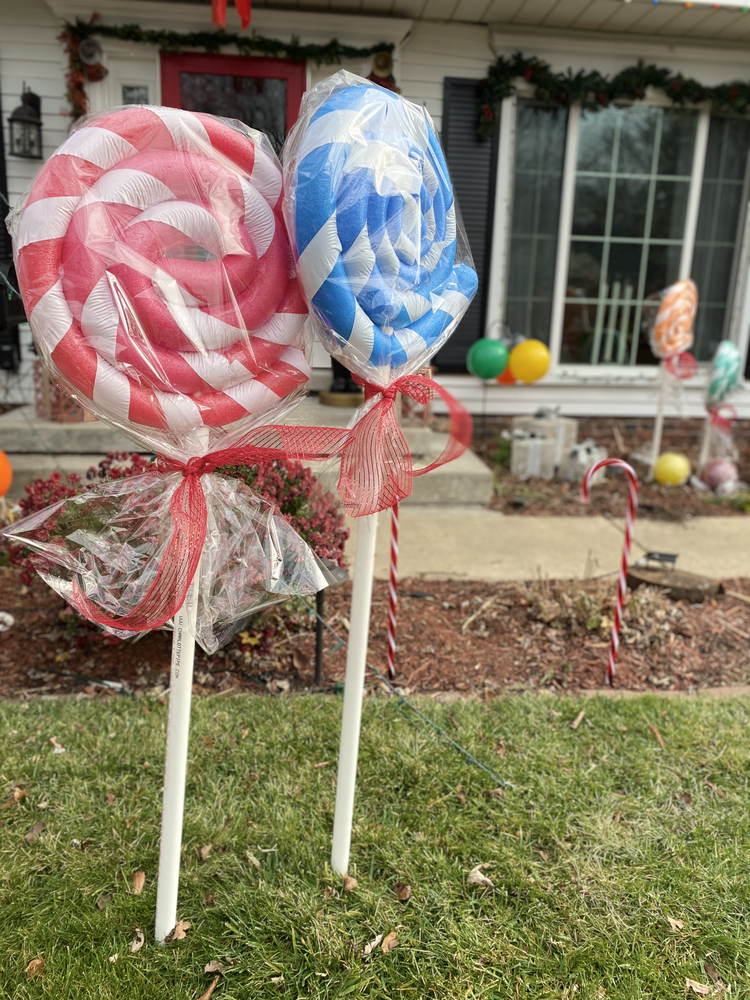 DIY Outdoor Candy Land Decorations