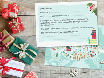 Printable Kids Letter to Santa