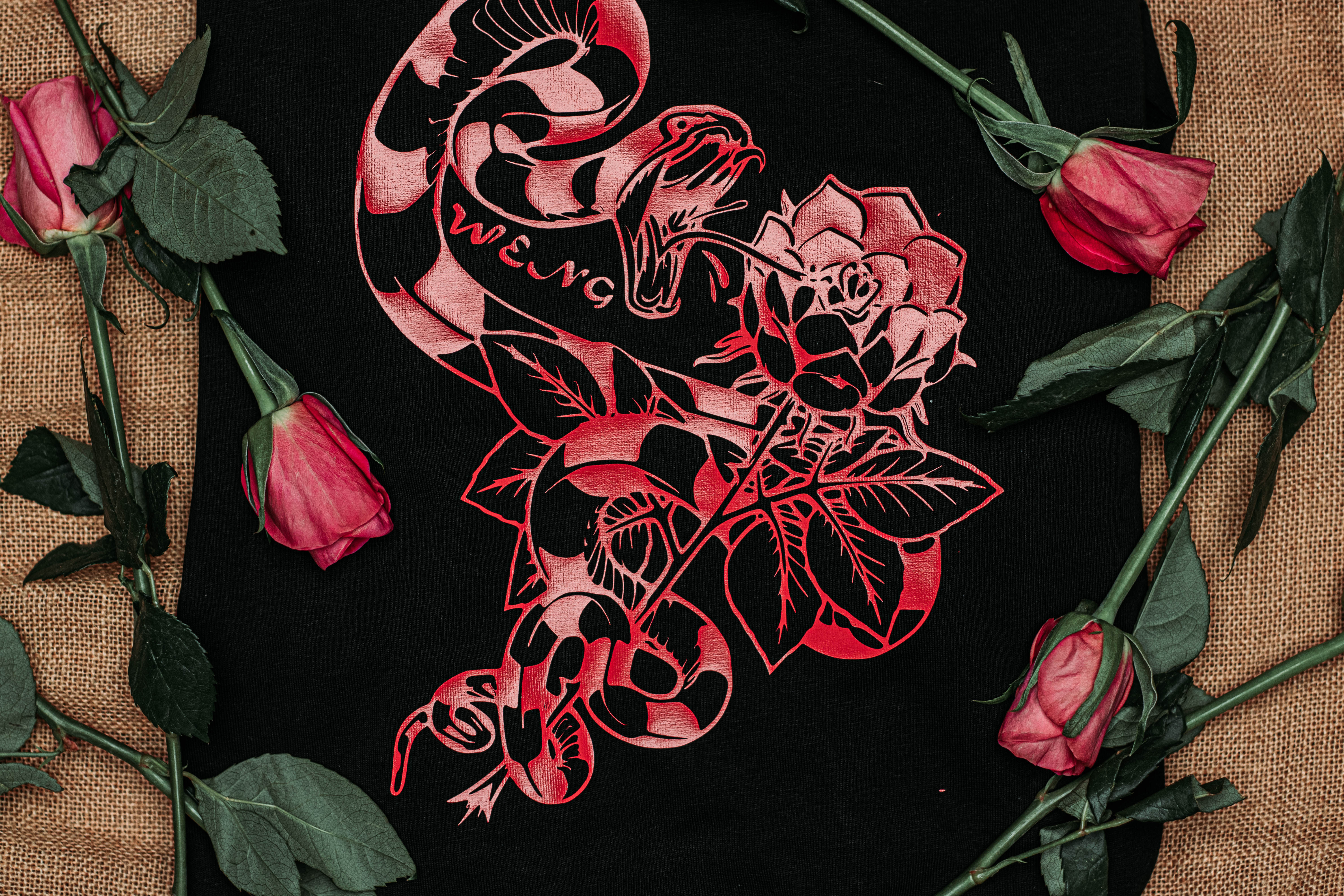 Snake Premium T-shirt Black