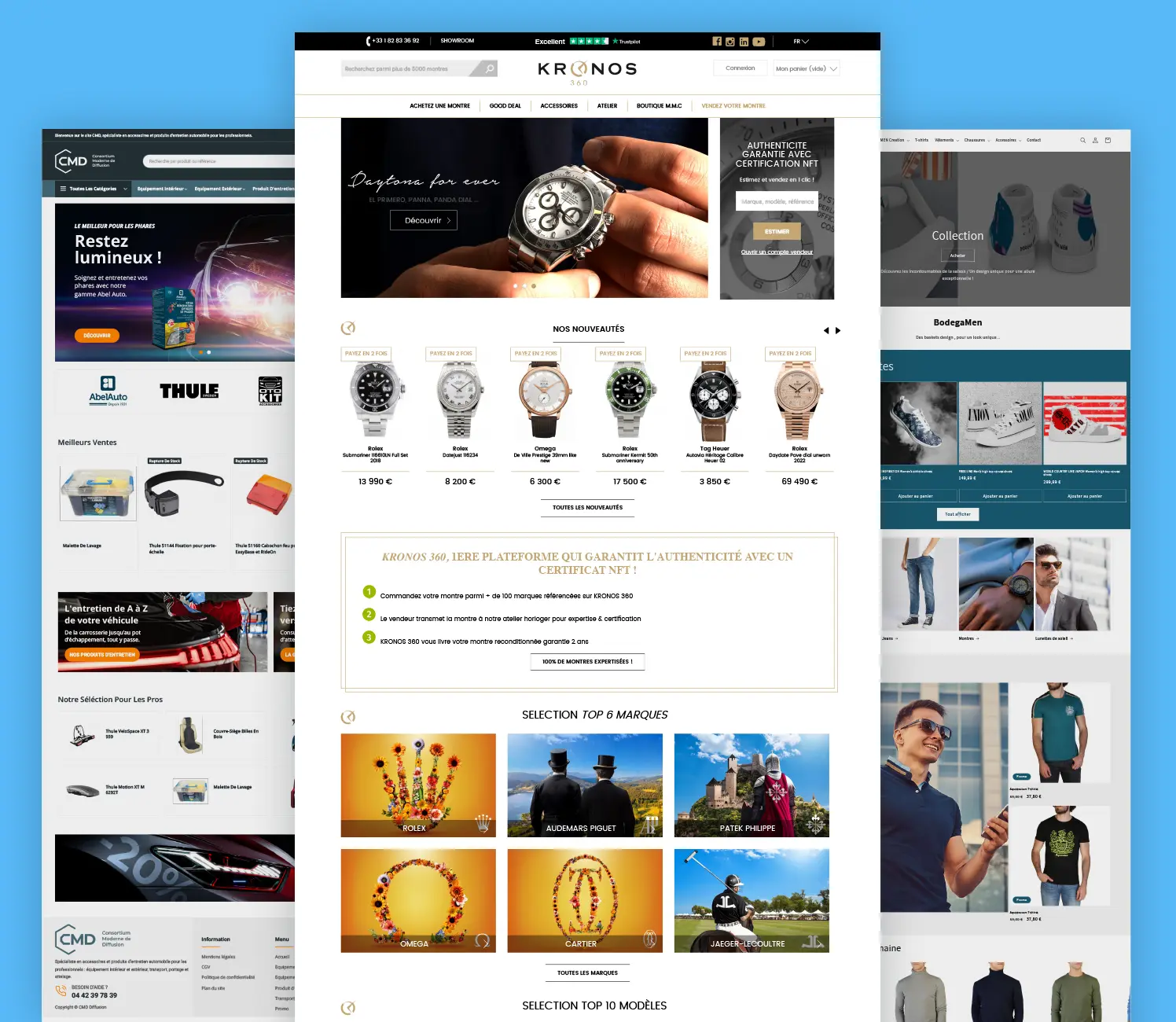 Création de sites et tracking