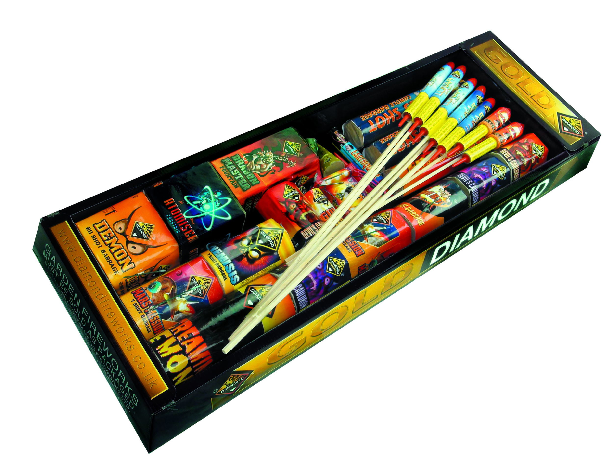 GOLD SELECTION BOX - 30 FIREWORKS
