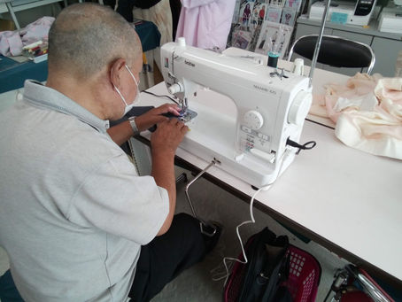 ハーフパンツ作り