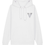 Miniature : sweat capuche blanc v blanc