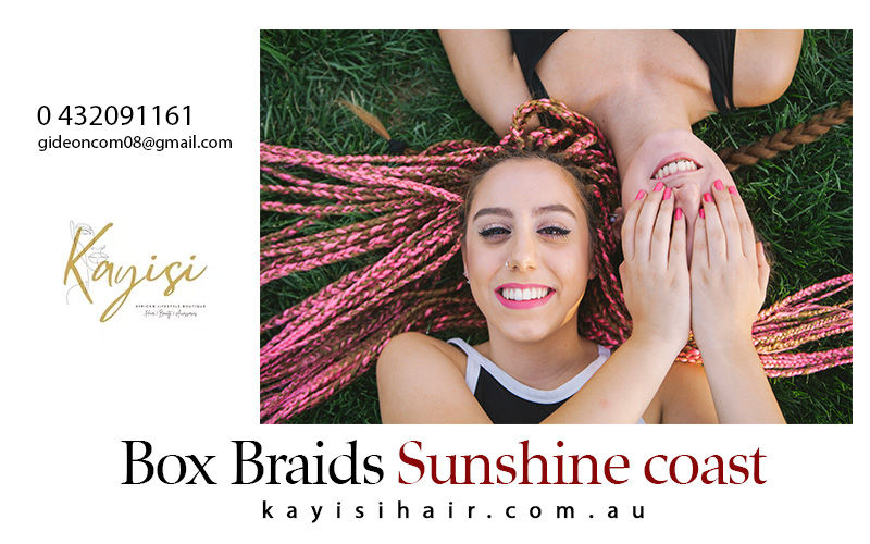 Box braids Sunshine coast