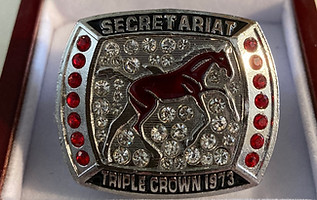 Secretariat 1973 Triple Crown Ring