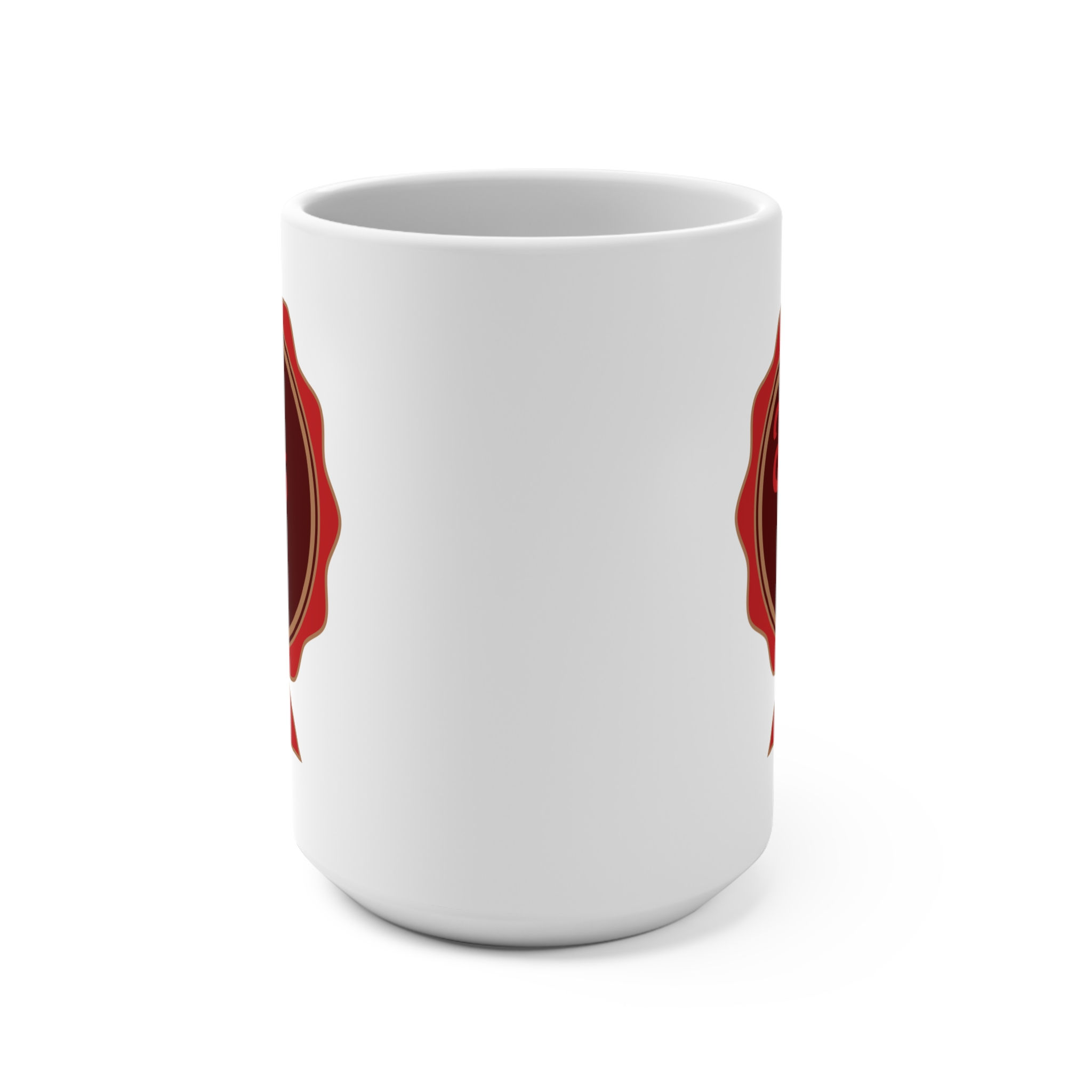 Derby 2026 Ribbon Badge Mug | Rose Emblem Coffee Cup