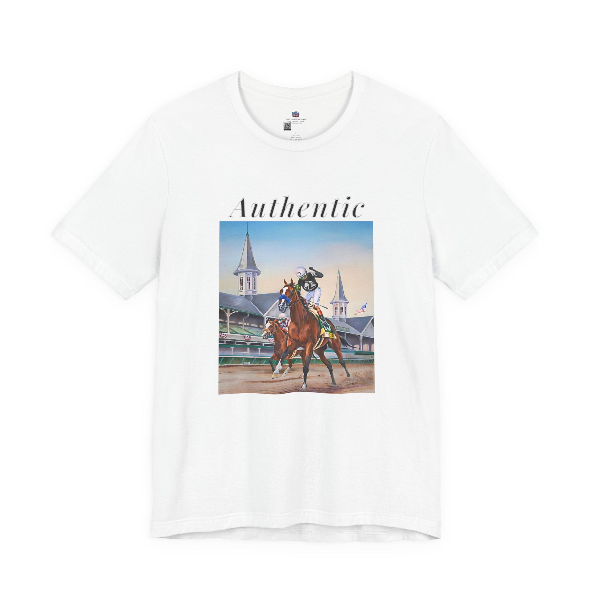 Kentucky Derby "Authentic" Horse Unisex Tee