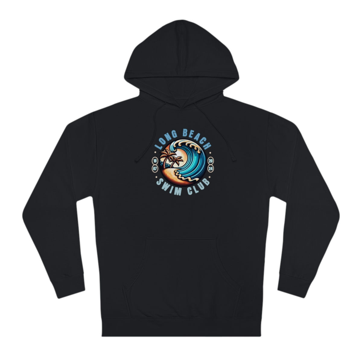2024 Black Beach Swim Hoodie
