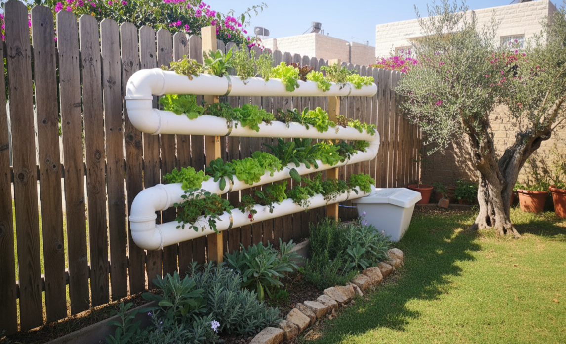 מערכת הידרופונית 44 חורי שתיליה