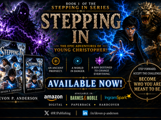 Book #1 of the 5-Book Stepping In Series Launched Today!