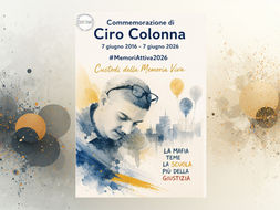A dieci anni dalla morte di Ciro Colonna, il CNDDU invita le scuole a custodire la memoria delle vittime innocenti delle mafie