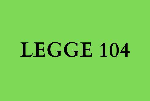 LEGGE 104