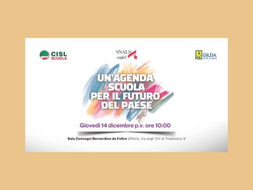 GILDA UNAMS: "UN'AGENDA SCUOLA PER IL FUTURO DEL PAESE''