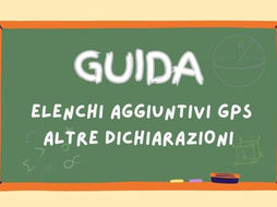 ELENCHI AGGIUNTIVI GRADUATORIE PROVINCIALI PER LE SUPPLENZE: ALTRE DICHIARAZIONI
