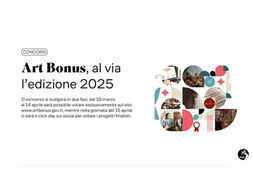 Concorso "Art Bonus", dal 10 marzo al 15 aprile la nona edizione organizzata dal Ministero della Cultura