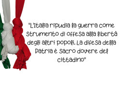Concorso per studenti "L'Italia ripudia la guerra come strumento di offesa alla libertà degli altri popoli. La difesa della Patria è sacro dovere del cittadino", presentazione lavori entro il 28/2/25